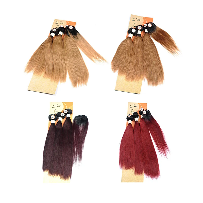 
Newest Hair Products for 2018 Ombre Human Hair Bundles With Hair Whorl 1.5 Inch Round Top Lace Closure from China Supplier 