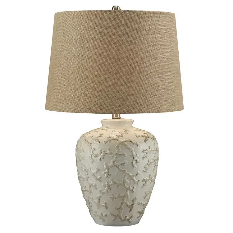 wholesale old style luxury vintage antique hotel bedside ceramic table lamps