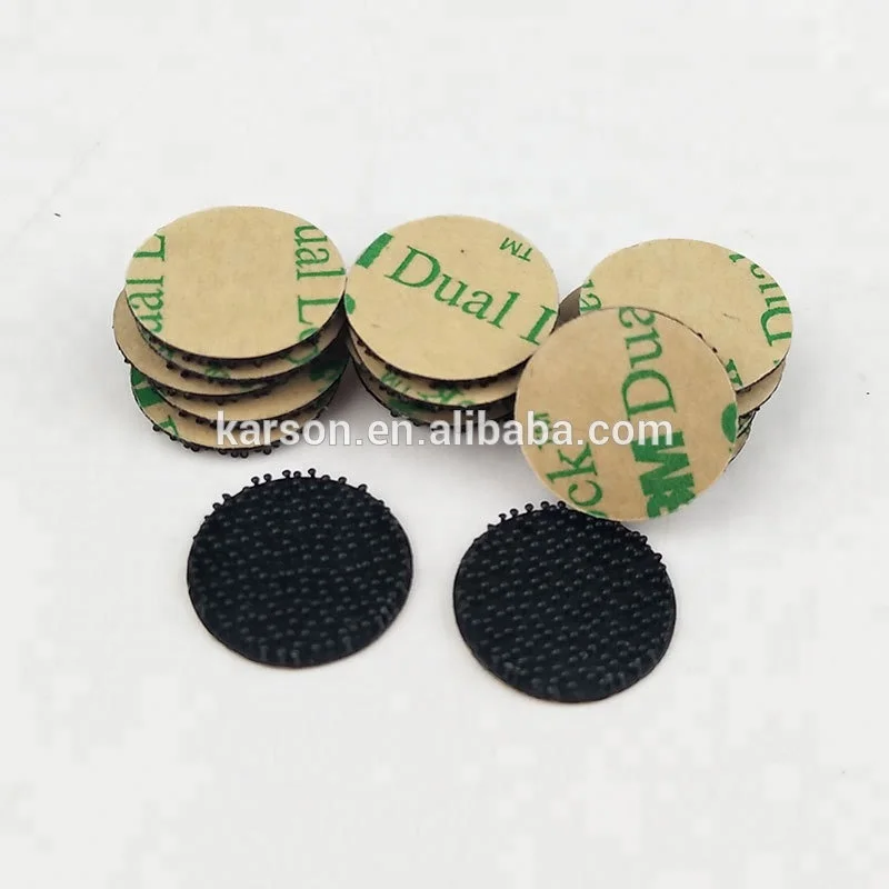 3000pcs Custom Size shape 15mm circle 3M Black Dual Lock SJ4575 Low Profile Reclosable Fastener