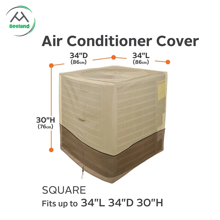 Design Decorative Waterproof Outdoor Air Conditioner Cover With Noise Reduction Function