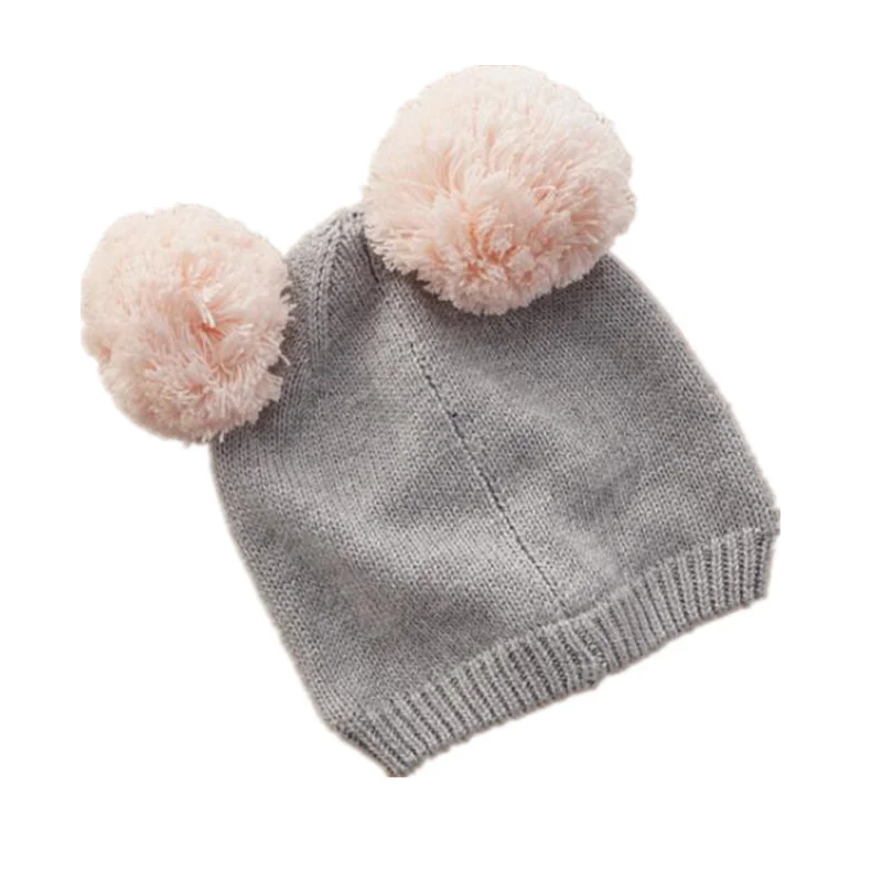 Knit Kids Hats Custom Animal Ears Design Fancy Cute Hats For Baby Girls
