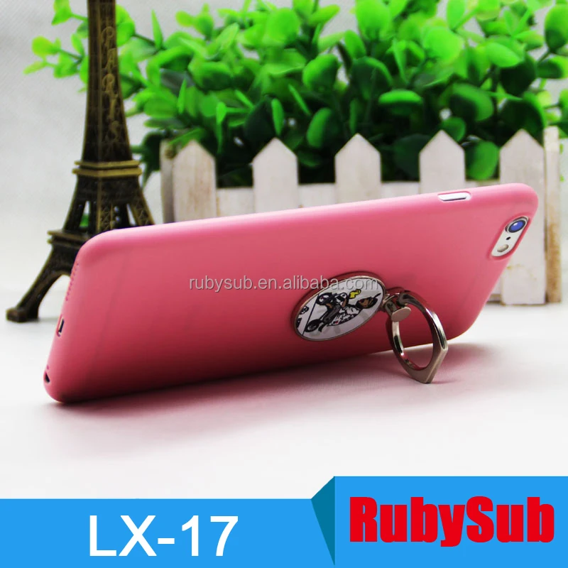 Heart Metal Sublimation Phone Ring Rotating Custom Ring Holder for Mobile Phone Finger Ring Holder Stand