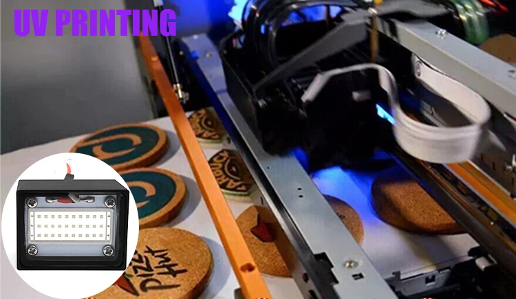 
A4 Flat bed uv printer lamp 50w UV led curing light 