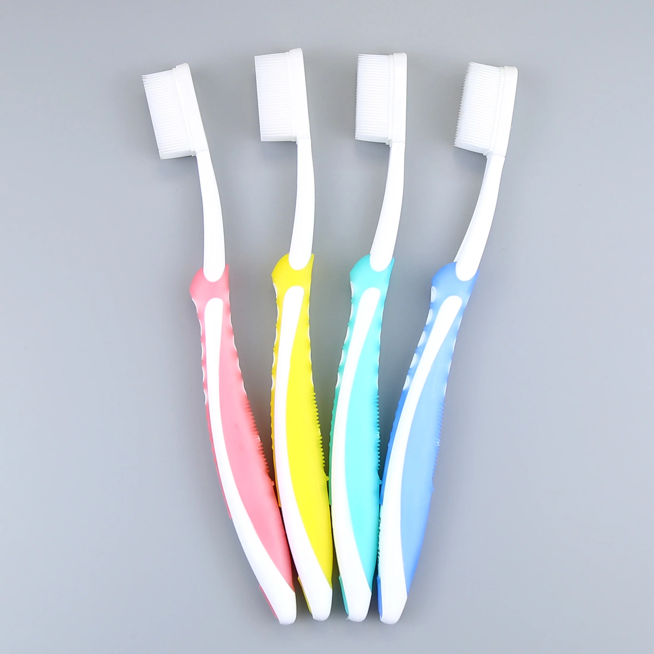 new design adult toothbrush with soft nano bristle  cepillo de diente