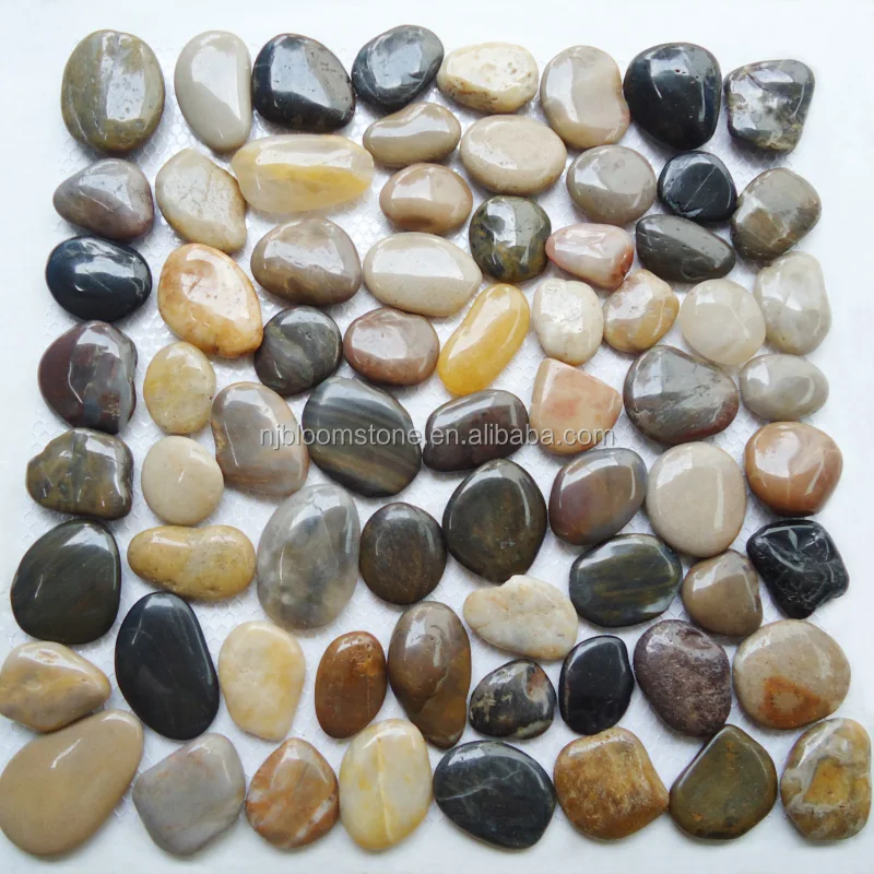 pebble tile bathroom floor tiles