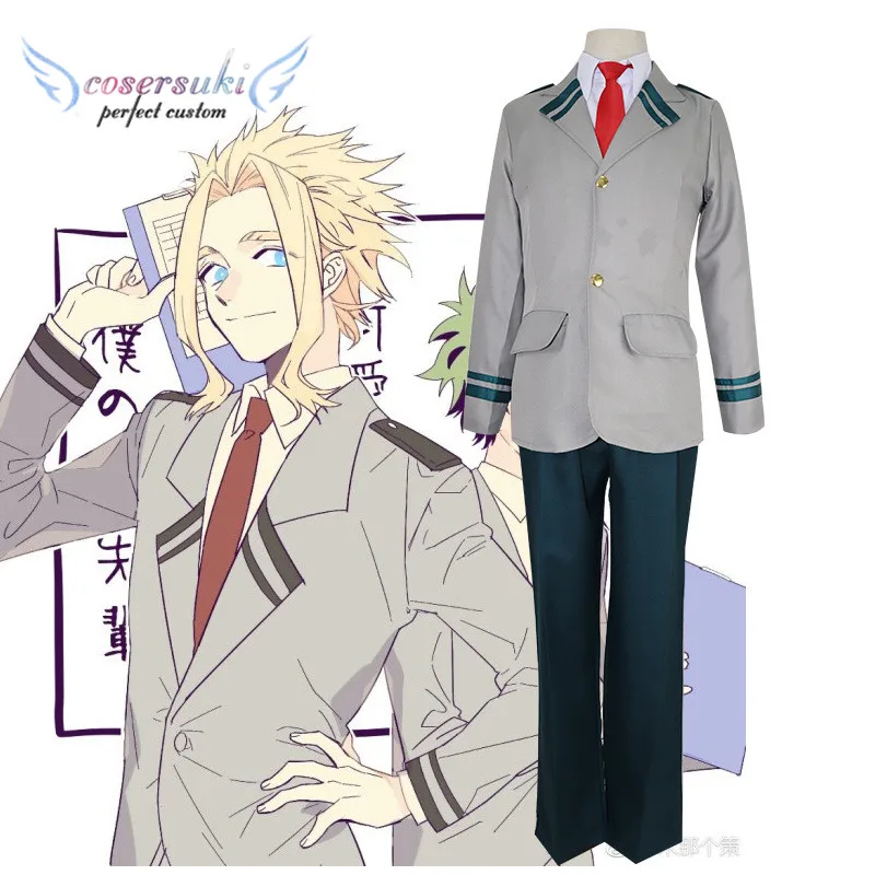 Моя геройская Академия мидория изюку косплей аниме одежда школьная Униформа мужская одежда