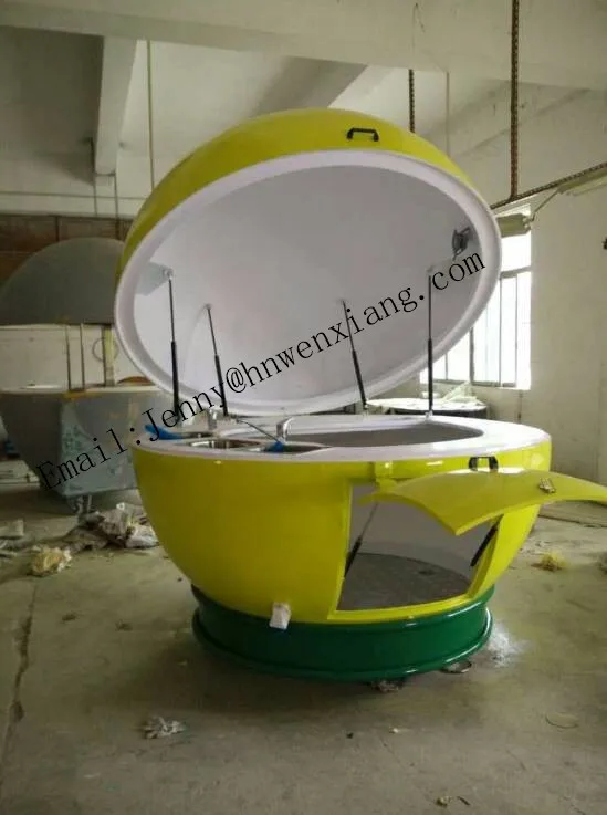 lemon orange watermelon fuit shape food cart food trailer food trucks