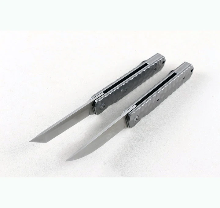 
Stainless steel folding pocket knife fast opening knife with drop point blade or Tanto blade 