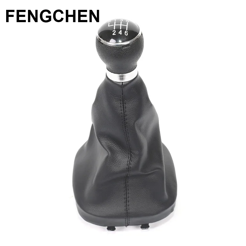 5Speed Gear Shift Knob Gaitor Boot for Tuoran CADDY II 2 MK2 2004 2005 2006-2009 TOURAN 2003 2004 2005-2008 2009 2010