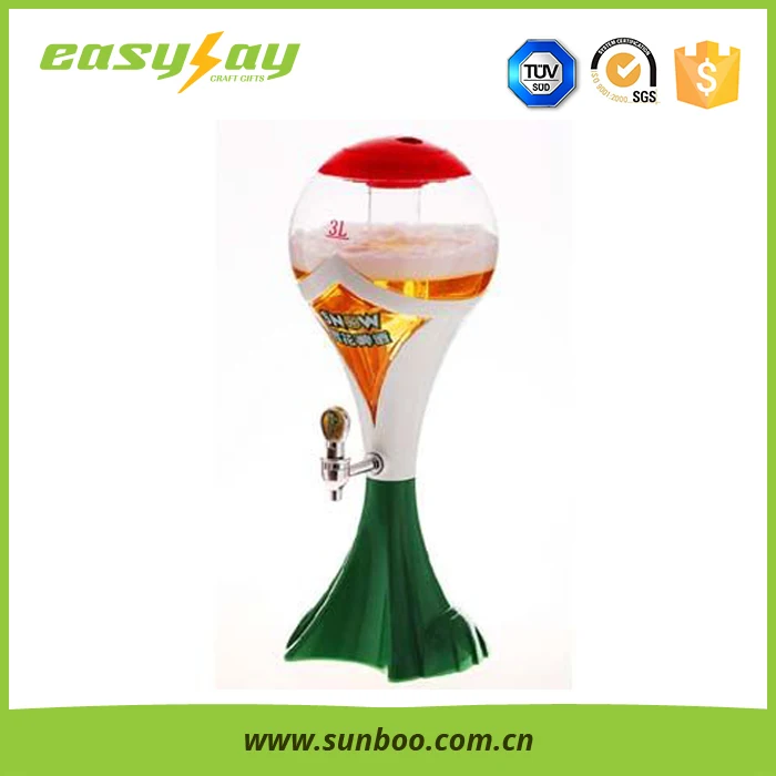 Новый напиток пластиковые бочонок пива с двумя краны