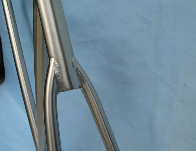 Hydroformed tubing track bike fixie gear durable titanium bike frame set