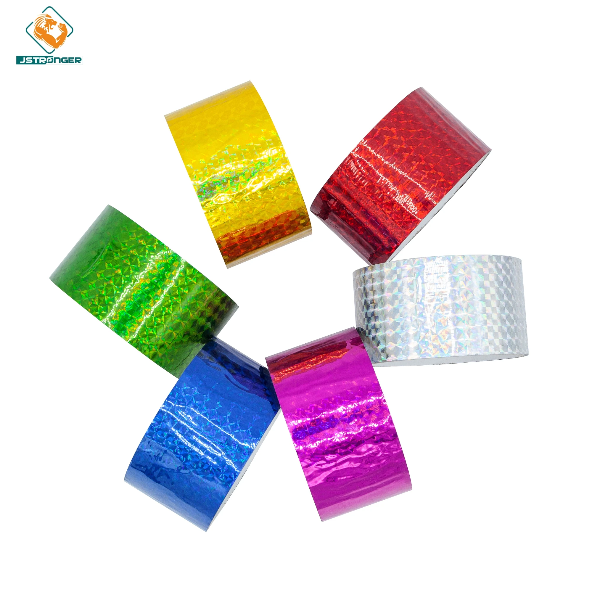 Best price free samples bopp adhesive hologram tape/decorative holographic laser tape