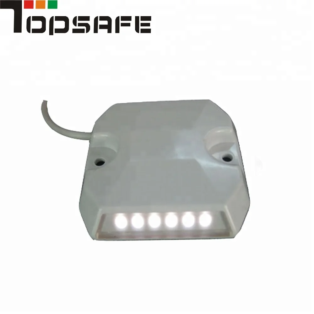 Topsafe 220V Plastic Wired Road Stud in tunnel