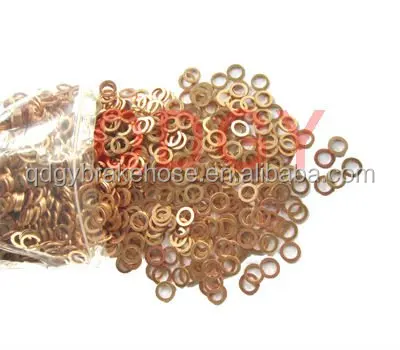 QDGY manufacturer 10mm copper washer for pipe bolts