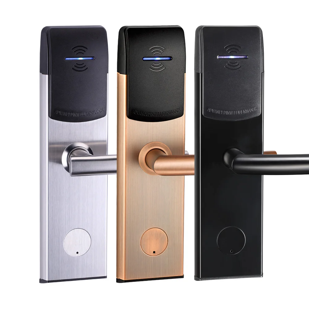 Keyless Electric Hotel RFID Smart Card Door Lock with Free software