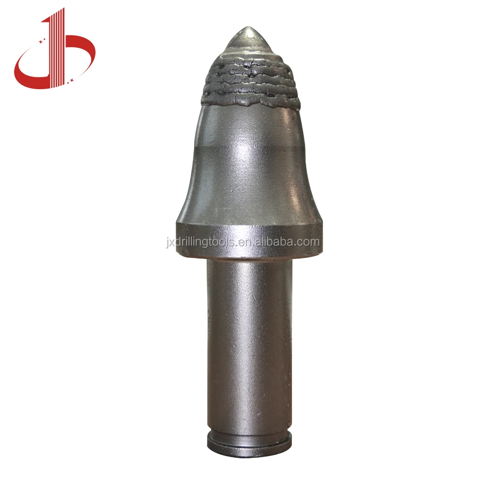 Round shank cutter pick teeth for bauer piling rig machine