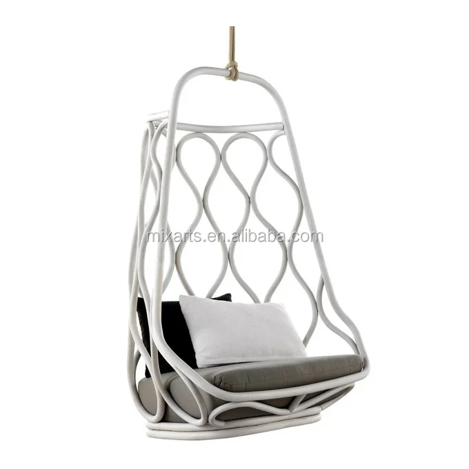 
Mixarts patio hanging swing basket egg chair with stand 