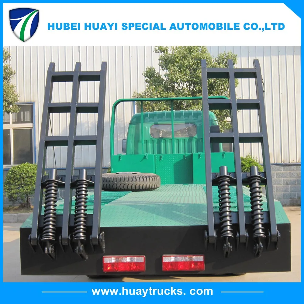 2021 hot sale good quality Dongfeng 6 tons flatbed transport truck for delivery excavator or other mechanism