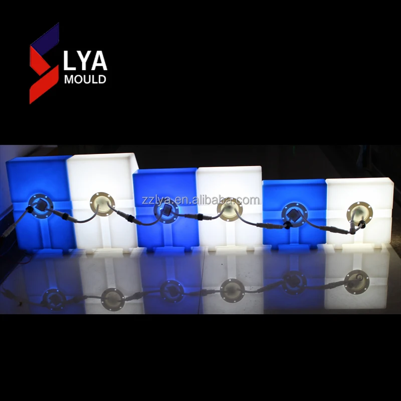 led light plastic curb stone road side pavement factory price