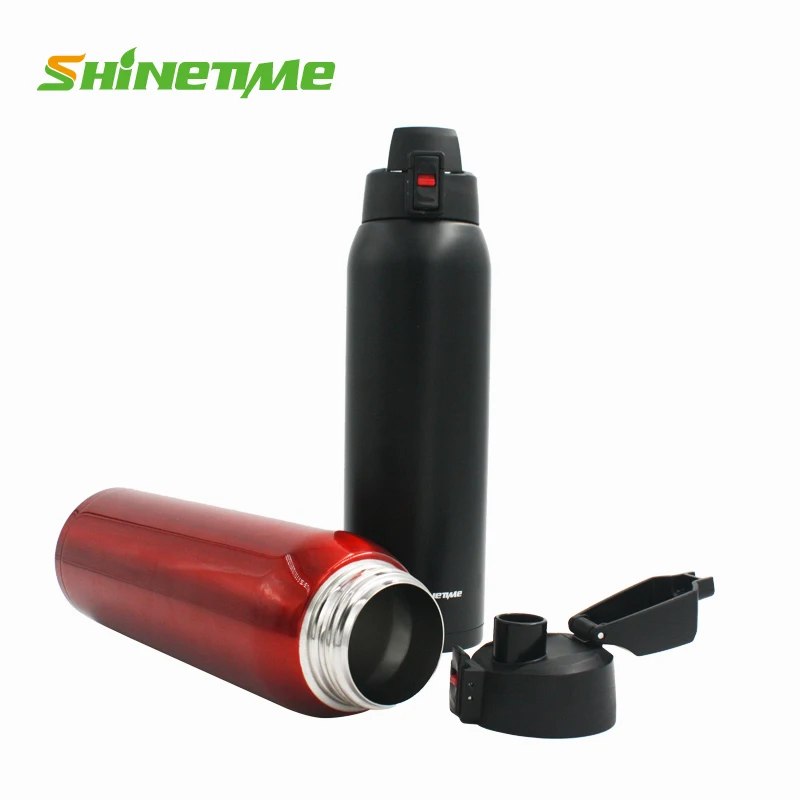 
Light Weight Metal Double Wall Stainless Steel Thermoses Vacuum Flask with Wide Mouth 