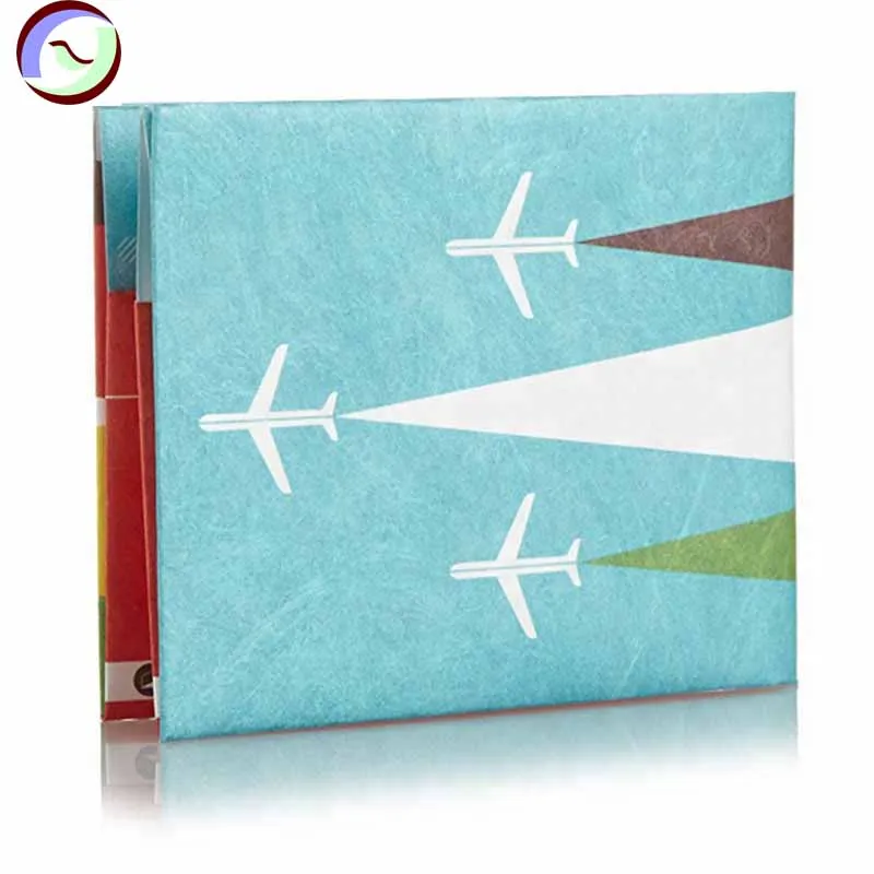 
Custom Recyclable paper card holder 1070d Tyvek Paper zipper Wallet case with coin pocket 