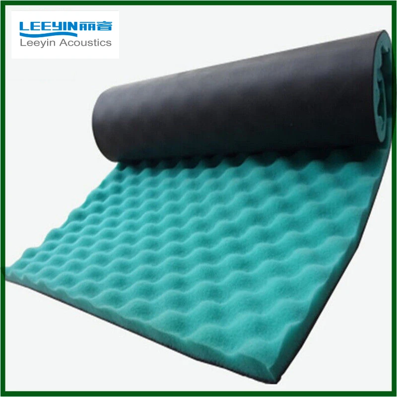 Customized soundproofing foam with mass loaded vinyl acoustic sound barrier