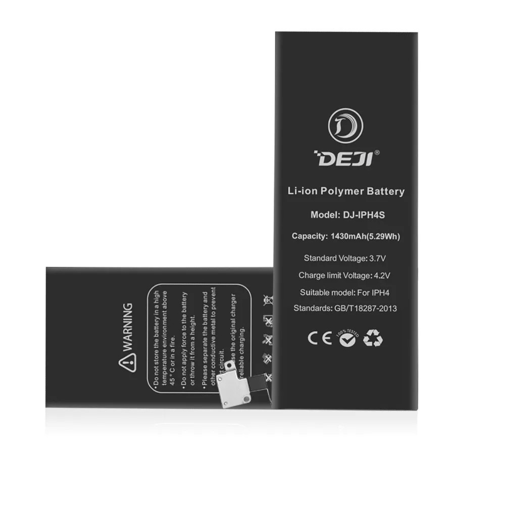 Высокое Качество Аккумуляторных Батарей Для iphone 4S 5 5S bateria Аккумулятор deji зарядное