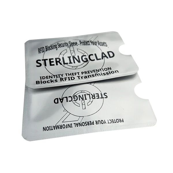 Противоударная бумажная алюминиевая пленка с RFID-блокировкой, держатель для карт