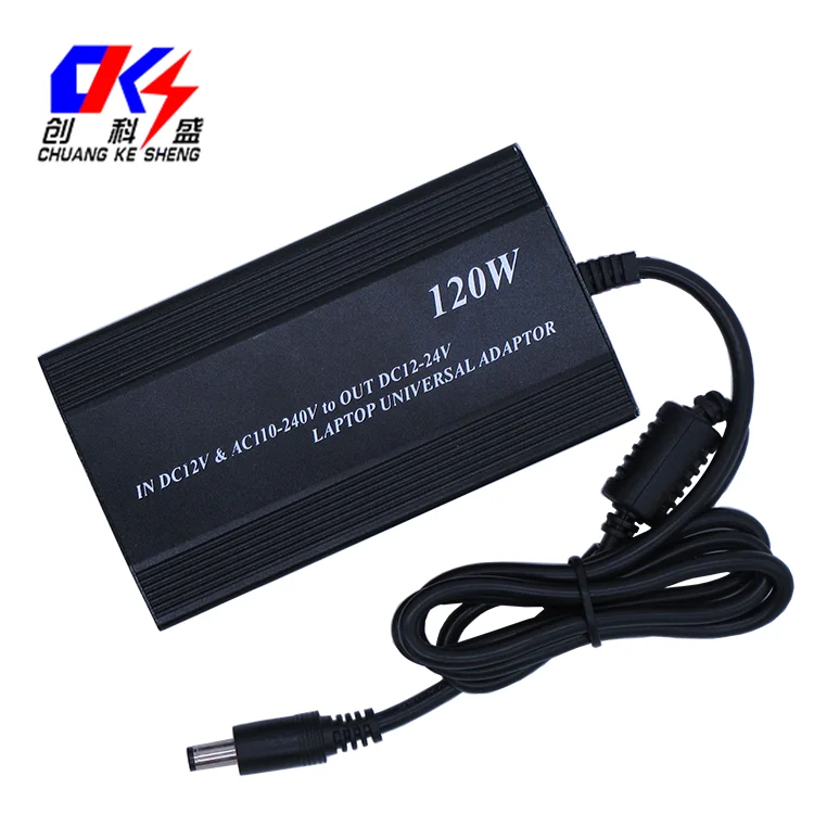 
AC 110v to 240v DC Adjustable 12V to 24V 120w Laptop Universal Power Adapter 
