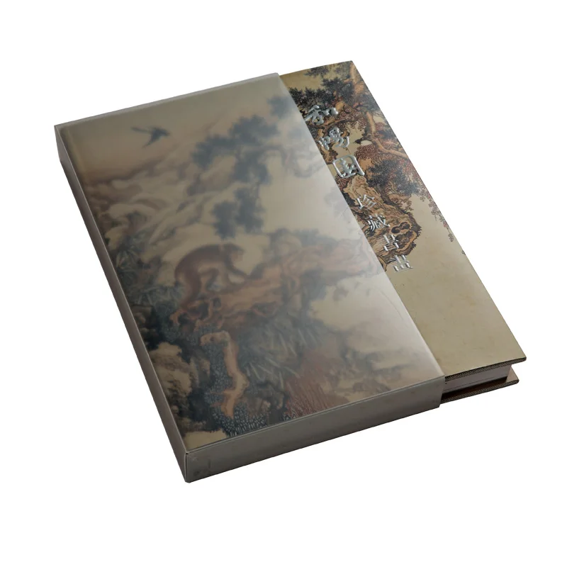 Transparent box dust jacket hardbound china book printing
