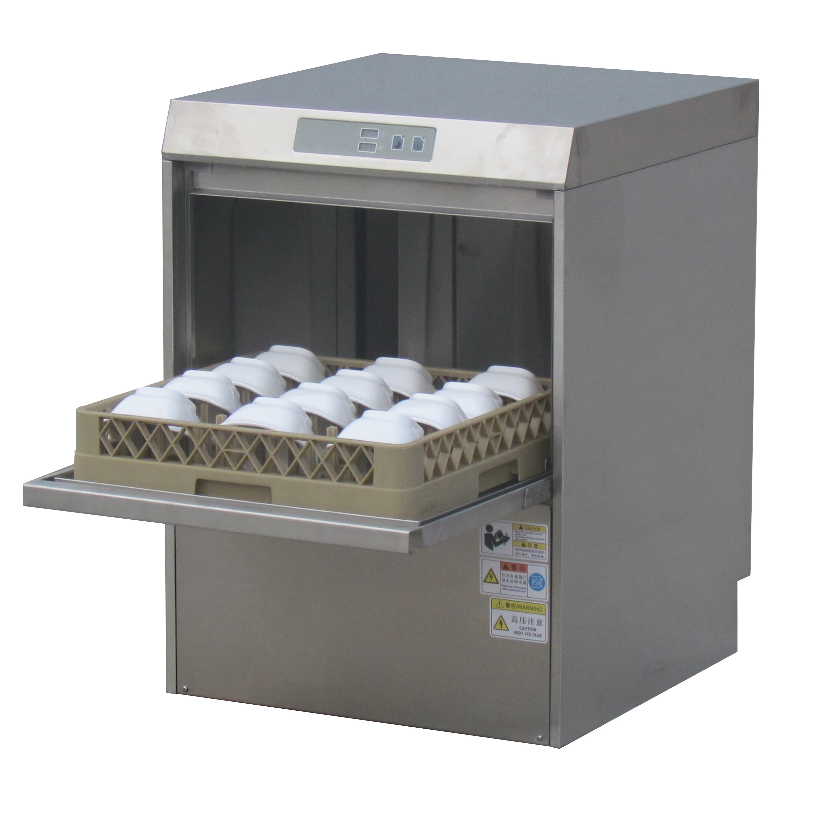 Professional Restaurant Countertop Glass and Dish Washer