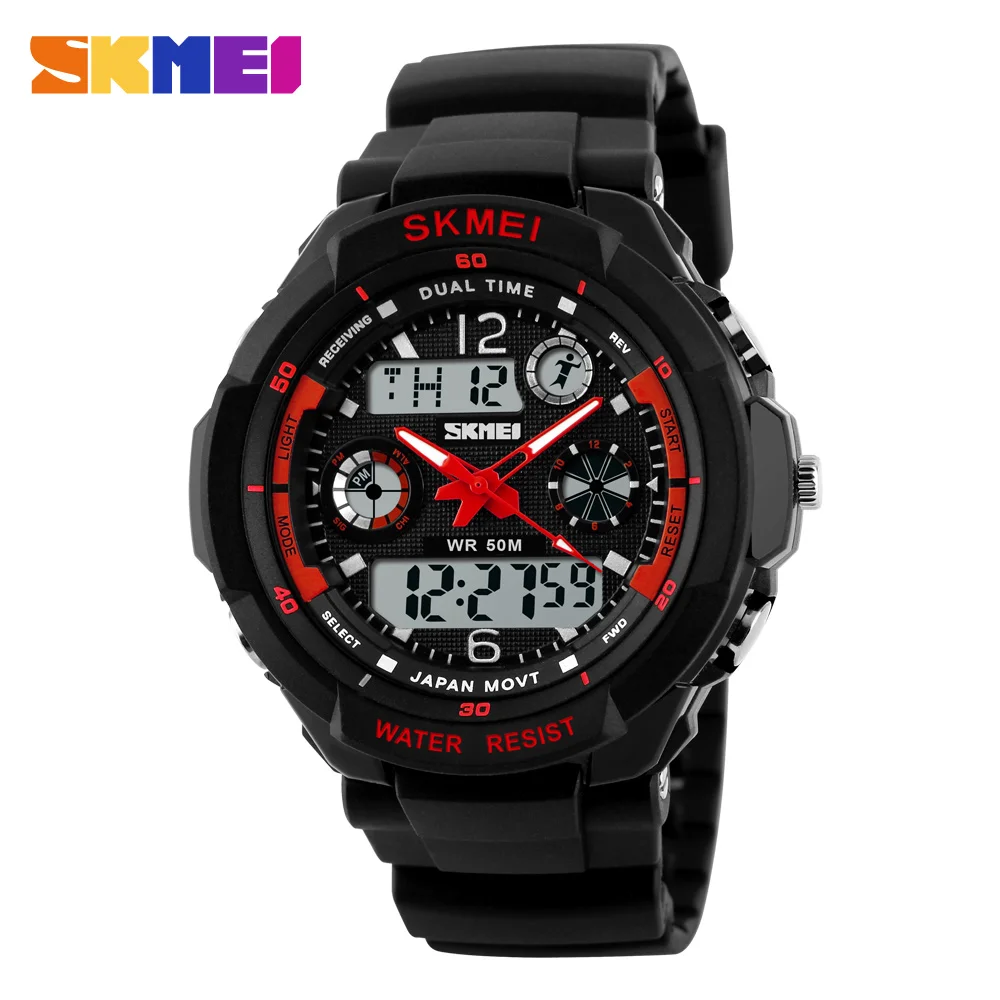 original skmei factory good quality high grade brand watch multifunctional digital sport watch for men