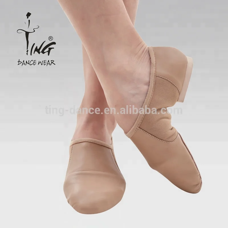 
Soft Leather Dance Shoes Split Sole Women Jazz Shoes Black and Tan 1 Week 100 Pairs 100% Cotton Cotton Fabric CN;JIA JSS031 Ting 