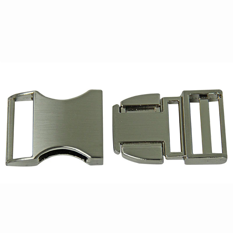 Custom Quick Release Tri-Glide Bag Buckle Metal Strap Bag Clip Buckle