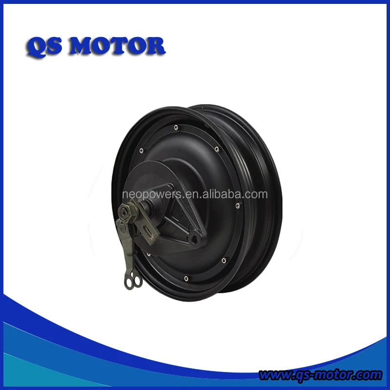 QS Motor 10 inch 3000W 72V(48-96V Can be optional) Electric Scooter In Wheel Hub Motor (50H) V2 Type, Brushless DC Motor