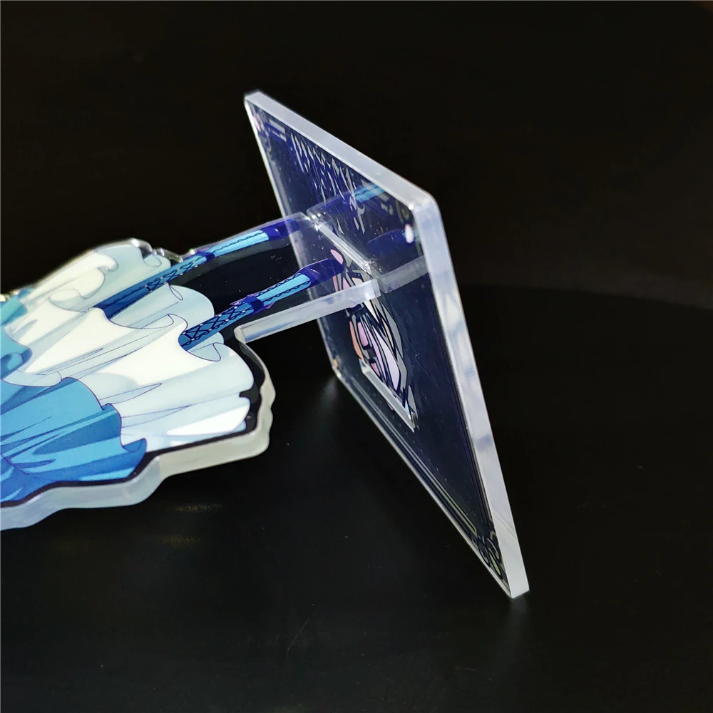 
Free Sample CMYK Print CNC Cut Acrylic Stand Anime Charms Figure Stand 