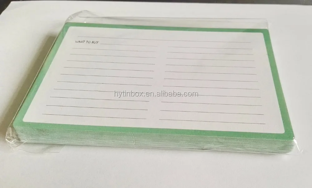 Custom Order Rectangular Shape Metal Recipe Card Tin box with card holder and recipe cards