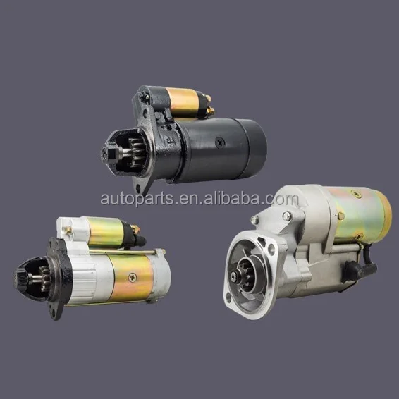 
starter parts - Armature Solenoid Switch Carbon Brush Holder FIeld case coil Housing Drive gear -for Delco Hitachi Lucas etc 