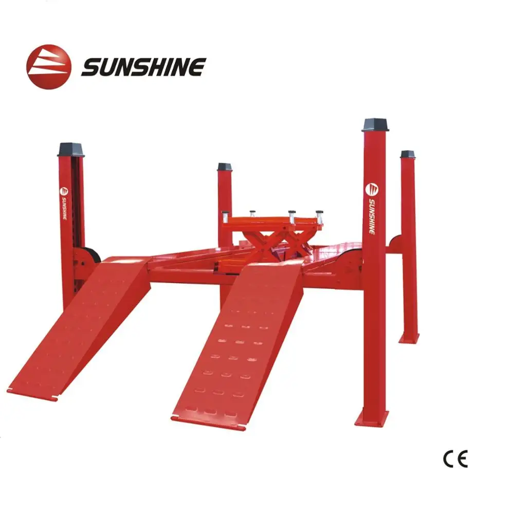 5 0 T 4-автомобильный гидравлический подъемник лифт с сертификат Европейского соответствия независимого Испытательного и сертификационного Выравнивания Лифт гидравлические