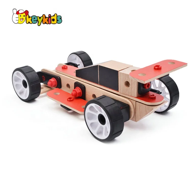 2024 New hottest educational wooden DIY assembly toys for children W03B083