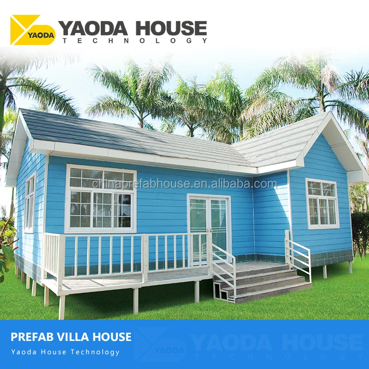 modern mobile villa style prefabricated luxury simple steel structure modern prefabricated house and villa