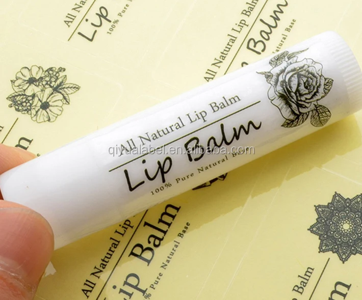 Custom background and text color black white clear sticker transparent label