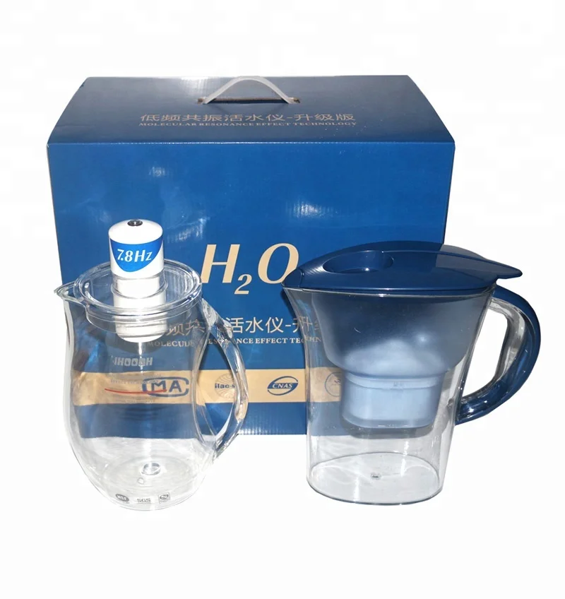 7,8 Гц, Молекулярный резонанс, низкочастотный активатор с водяным фильтром, кувшин без ПБА