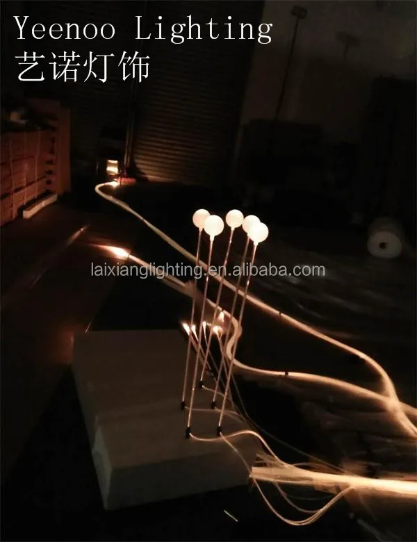 1.0mm fiber cable 45w RGB color change LED plastic bubl landscape lamp