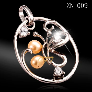 
Fashion 925 sterling silver teddy bear pearl pendant designs 