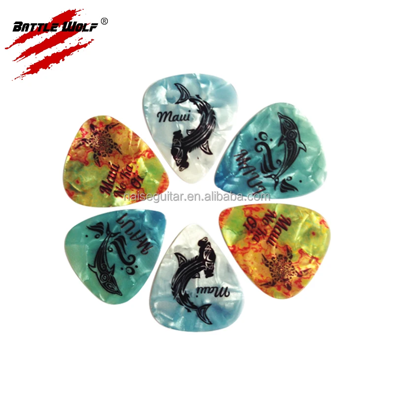 Новый продукт под заказ целлулоидные гитарные медиаторы