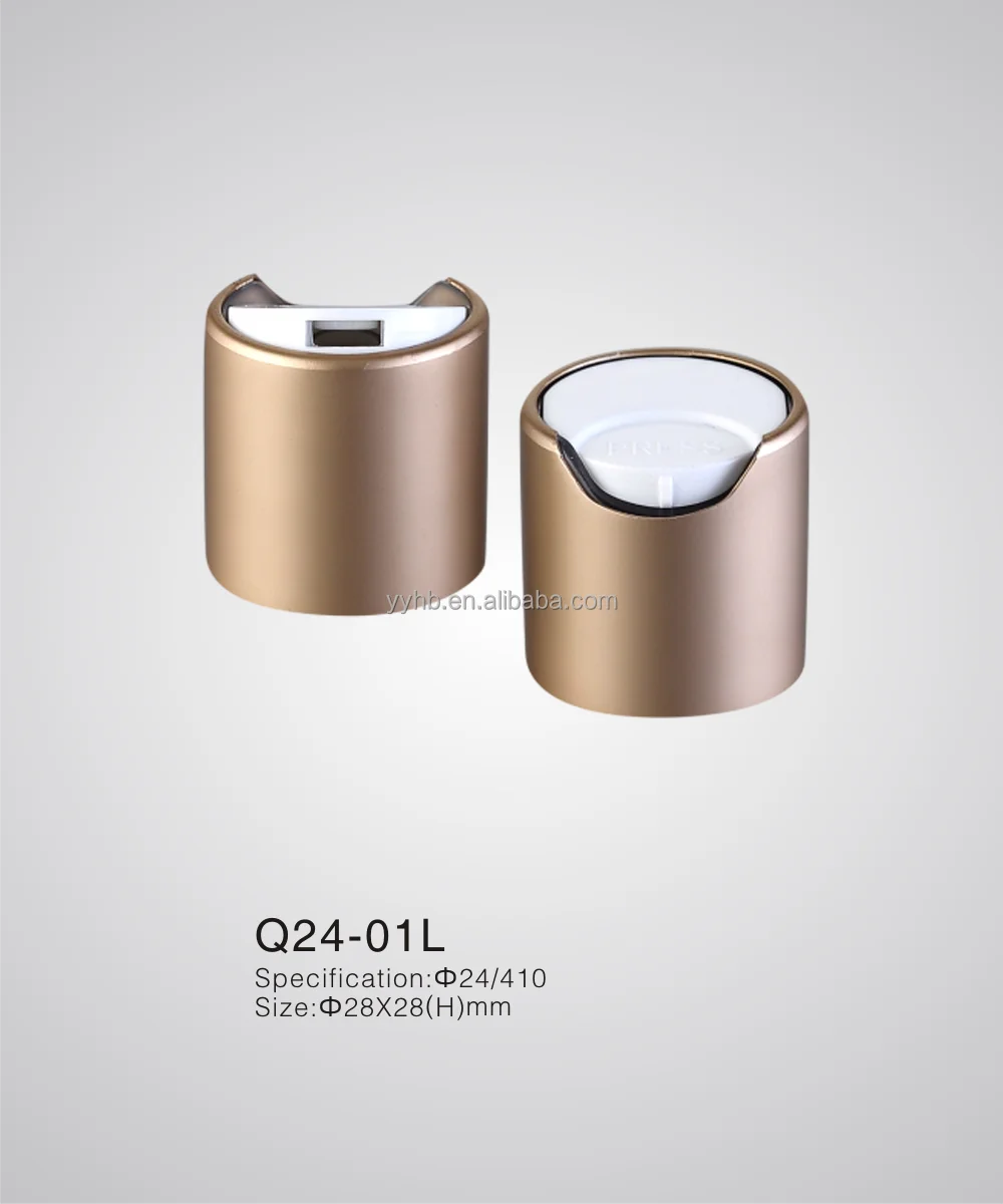 
24/410 aluminum disc top cap silver alu cap bottle cap 