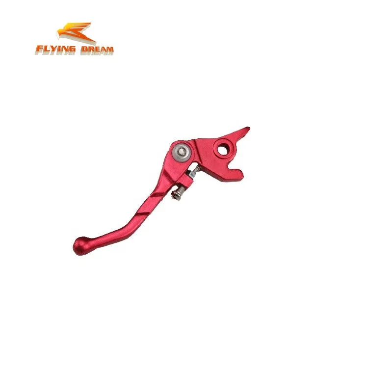 pit bike bifold alloy anodized clutch and brake leaver