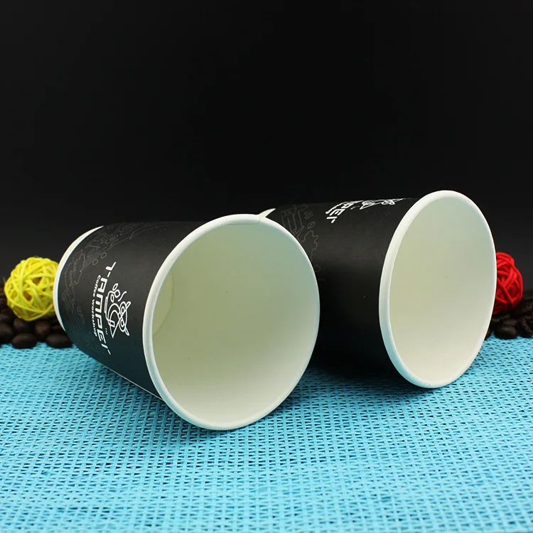 customized disposable paper cups coffee and lids