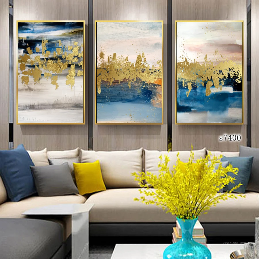 
Framed Painting Wall Art Prints Printing Abstract Painting Modern Decorative Artworks on Canvas 